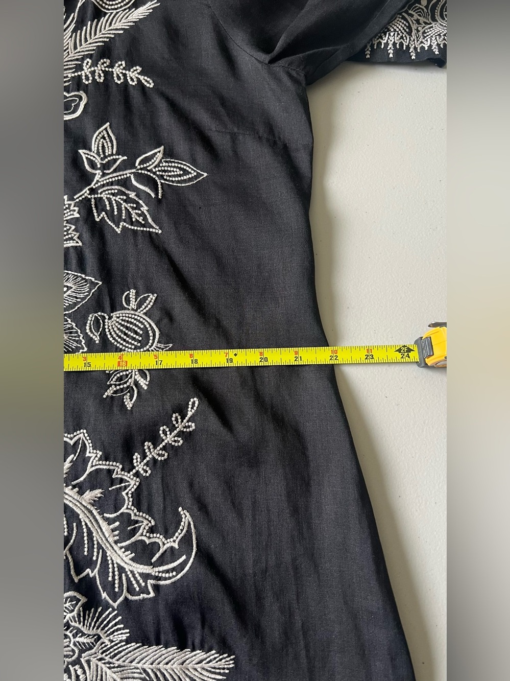 Johnny Was Kimono Sleeve Relaxed Dress Embroidered L - Picture 12 of 16